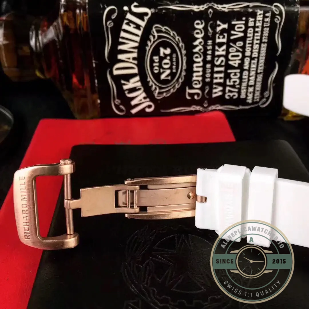 Replica Richard Mille037 Ceramic White Strap - Top-Tier Swiss Replica Watch