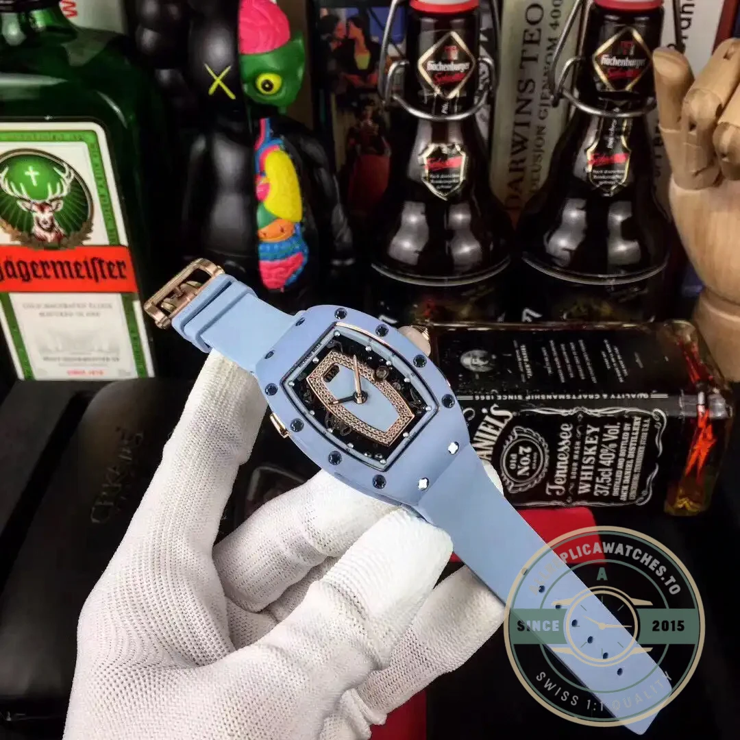 Replica Richard Mille037 Ceramic White Strap - Best Quality Replica Watch