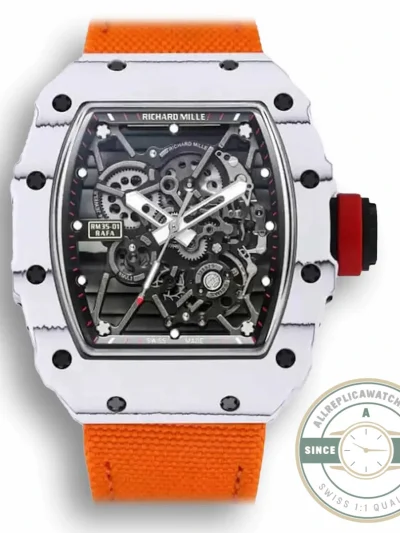 Replica Richard Mille35-01 Bbr Factory Orange Strap - Swiss Movement Replica Watch