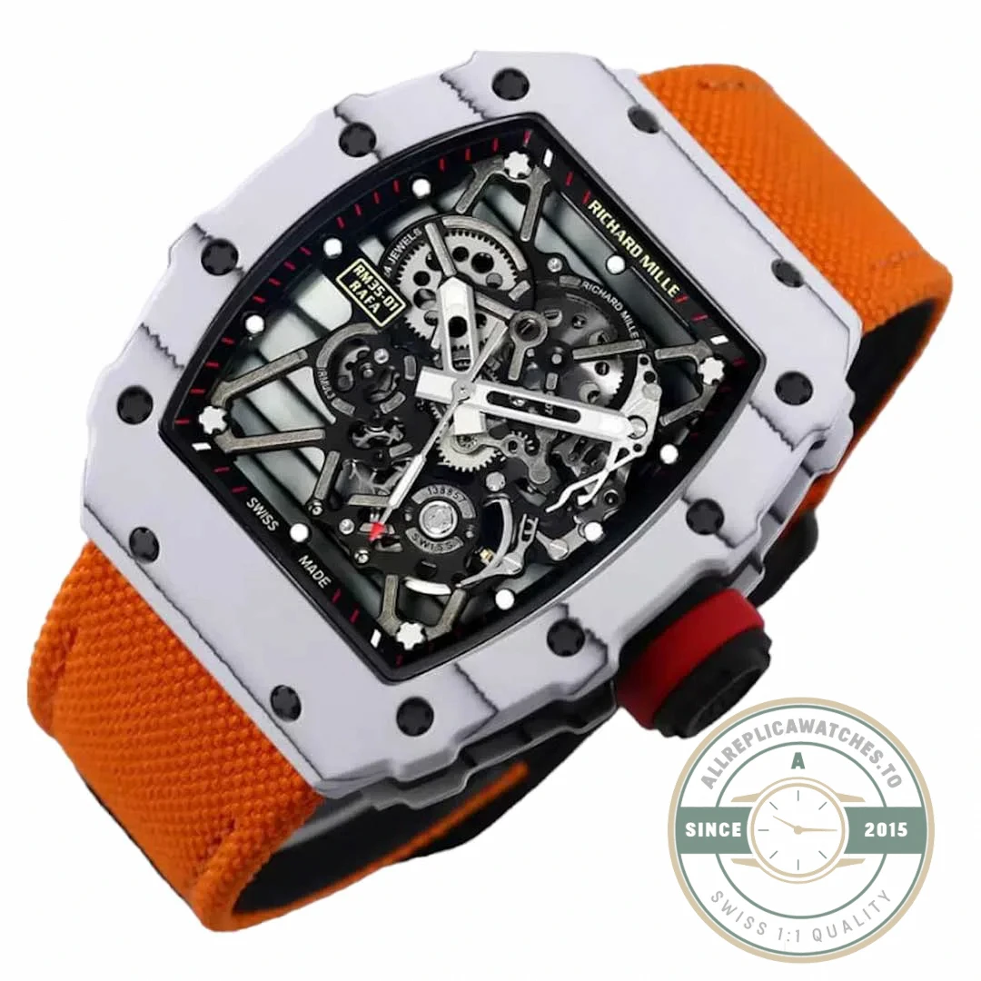 Replica Richard Mille35-01 Bbr Factory Orange Strap - High-Grade Replica Watch