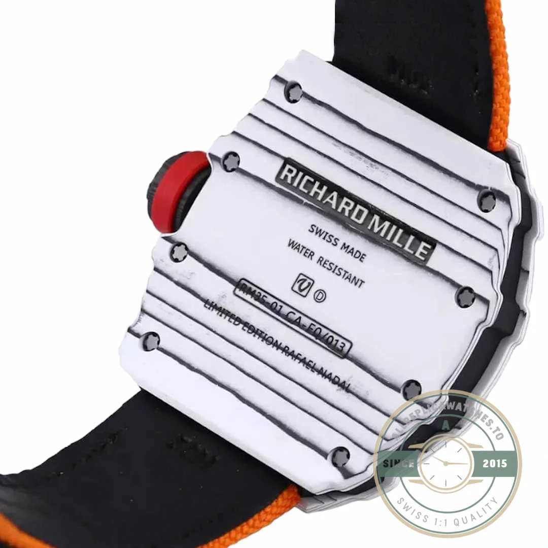 Replica Richard Mille35-01 Bbr Factory Orange Strap - Swiss Movement Replica Watch