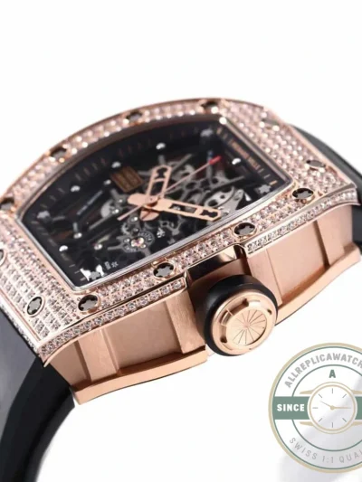 Replica Richard Mille35-01 Kv Factory Diamond Case - High-Grade Replica Watch