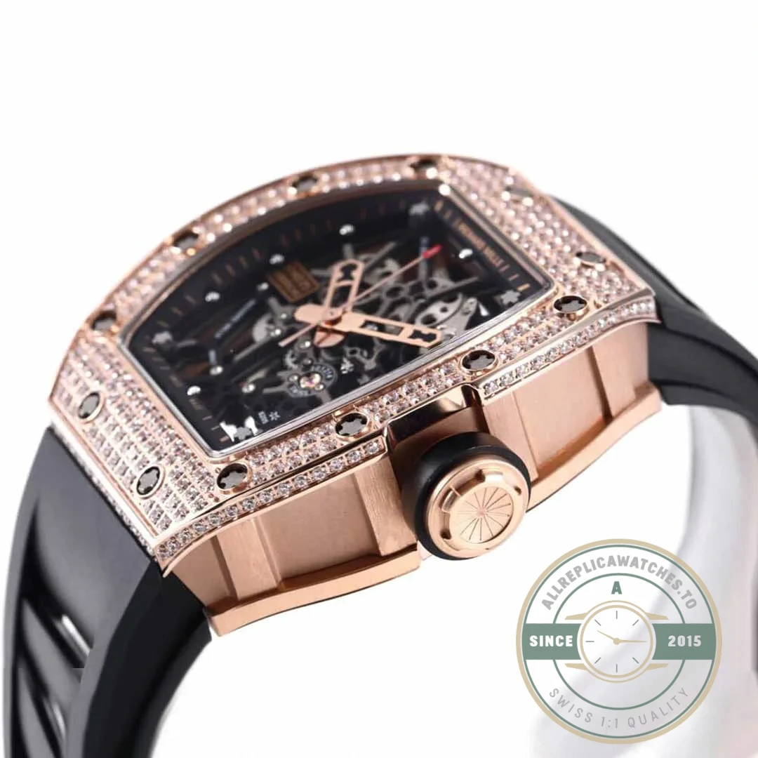 Replica Richard Mille35-01 Kv Factory Diamond Case - High-Grade Replica Watch