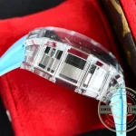 Replica Richard Mille35-02 Transparent Case Blue Strap - Top-Tier Swiss Replica Watch