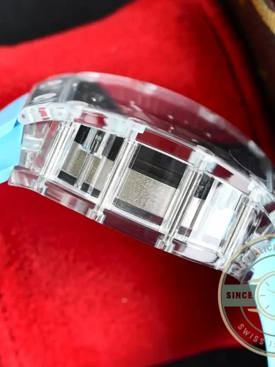 Replica Richard Mille35-02 Transparent Case Blue Strap - Top-Tier Swiss Replica Watch