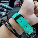 Replica Richard Mille35-02 V2 Green Rubber Strap - Premium Super Clone Watch