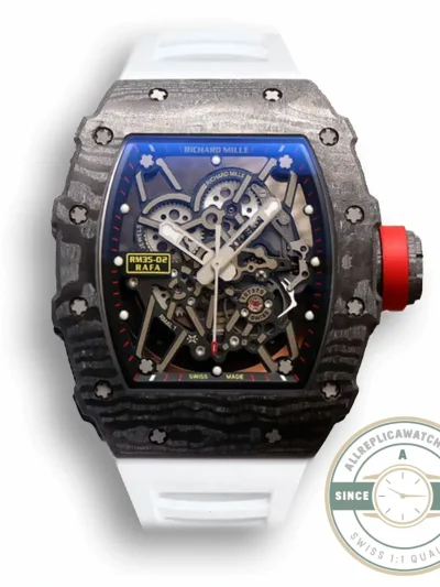 Replica Richard Mille35-02 Zf Factory White Rubber Strap - Premium Super Clone Watch