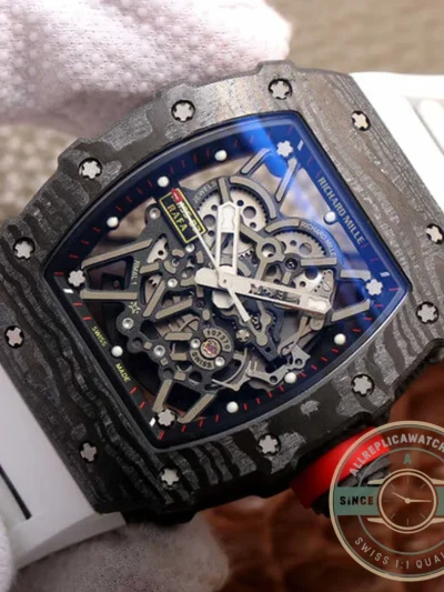 Replica Richard Mille35-02 Zf Factory White Rubber Strap - Premium Super Clone Watch
