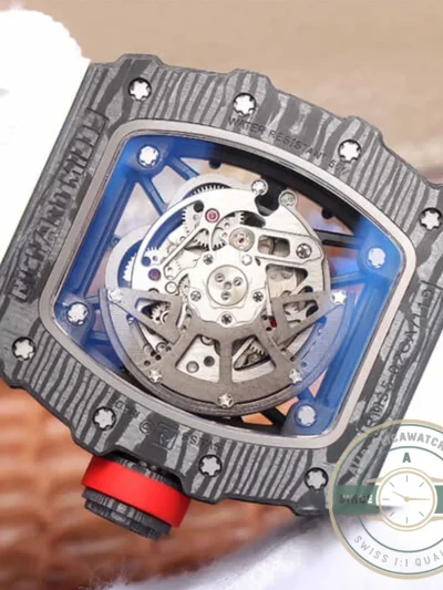 Replica Richard Mille35-02 Zf Factory White Rubber Strap - Swiss-Made Clone Watch