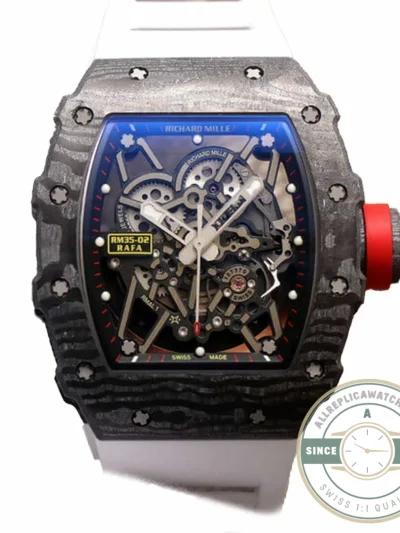Replica Richard Mille35-02 Zf Factory White Rubber Strap - Affordable Luxury Replica Timepiece