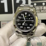 Replica Rolex Air-King 38mm Dial Black 1454020 - Affordable Luxury Replica Timepiece