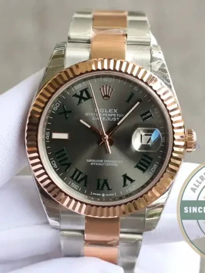 Replica Rolex Datejust 126331 41mm Slate Set Roman Dial - Swiss-Made Clone Watch