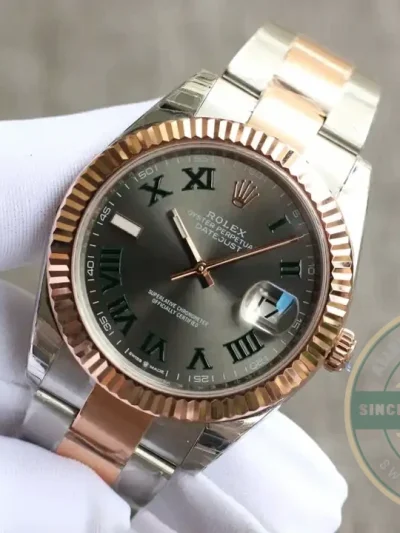 Replica Rolex Datejust 126331 41mm Slate Set Roman Dial - Affordable Luxury Replica Timepiece