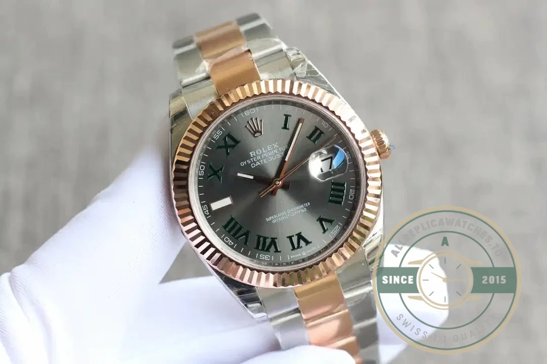 Replica Rolex Datejust 126331 41mm Slate Set Roman Dial - Luxury Replica Watch