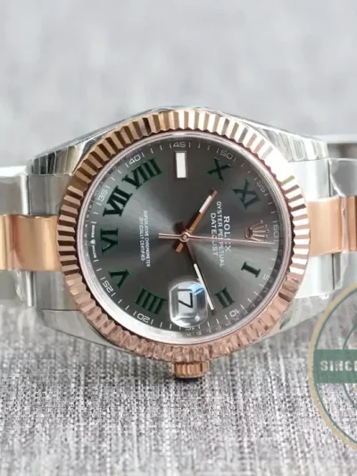 Replica Rolex Datejust 126331 41mm Slate Set Roman Dial - Swiss-Made Clone Watch