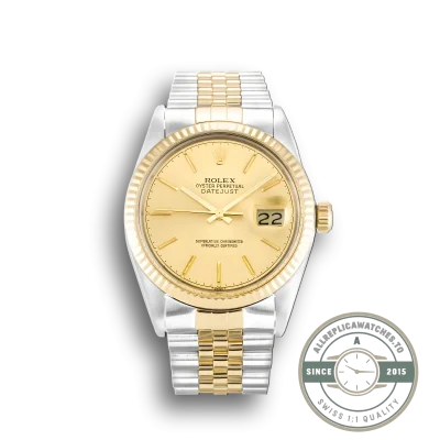 Replica Rolex Datejust 16013 36mm Champagne Dial - Top-Tier Swiss Replica Watch