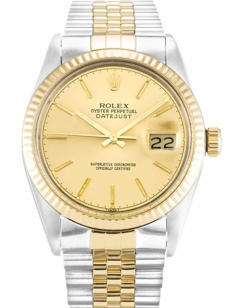 Replica Rolex Datejust 16013 36mm Champagne Dial - Premium Super Clone Watch
