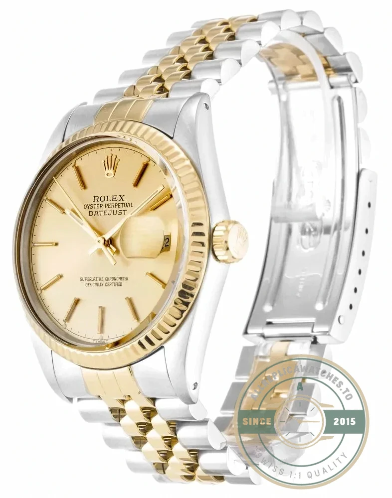Replica Rolex Datejust 16013 36mm Champagne Dial - Factory Super Clone Watch