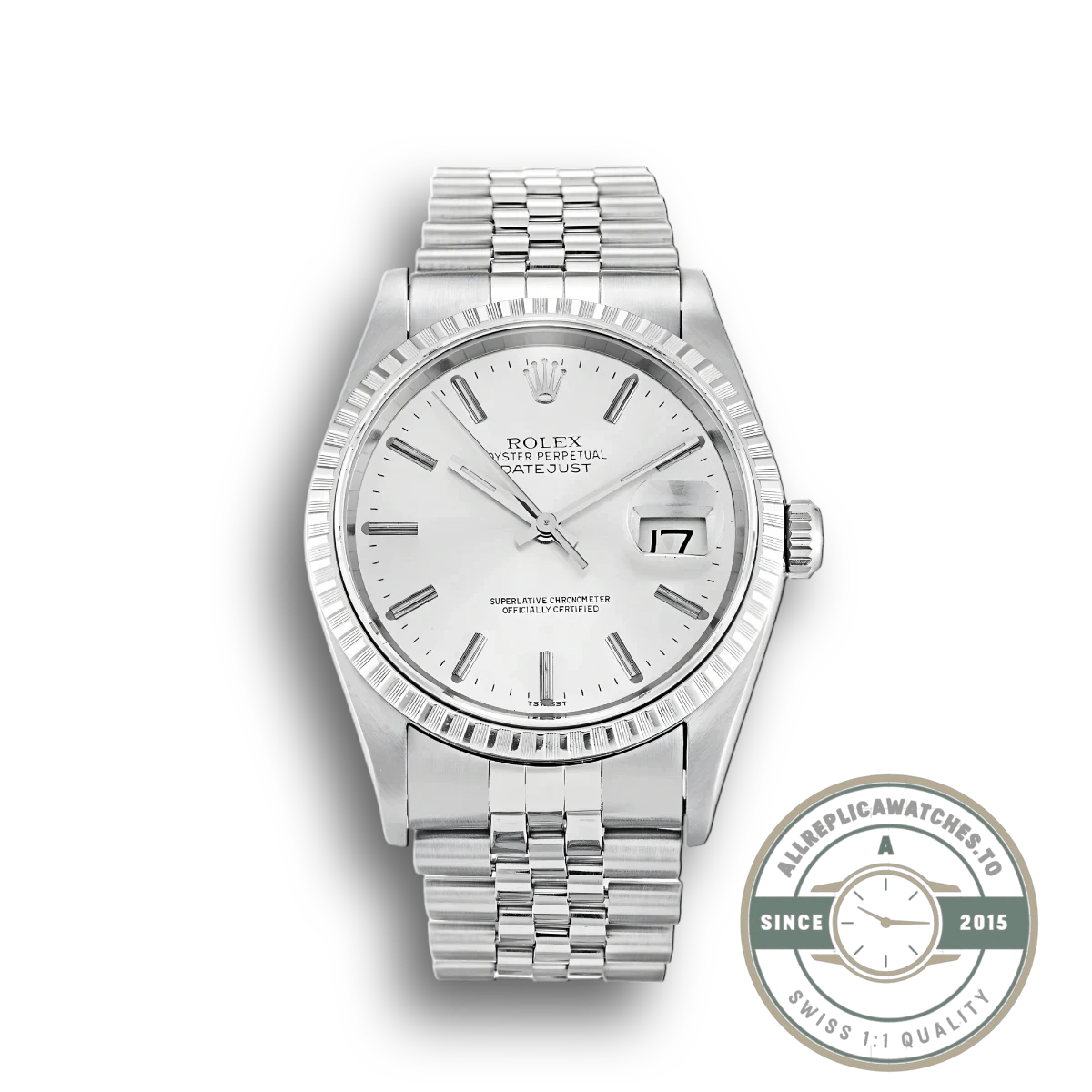 Replica Rolex Datejust 16220 36mm Silver Dial - Premium Super Clone Watch