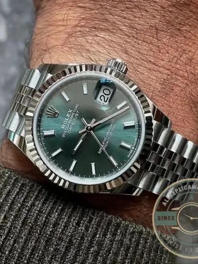 Replica Rolex Datejust 31mm Mint Green Dial 278274 - Factory Super Clone Watch