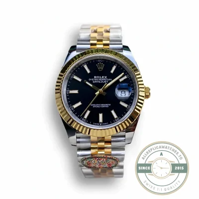 Replica Rolex Datejust m126333 41mm Bright Black Dial - Budget Luxury Replica Watch