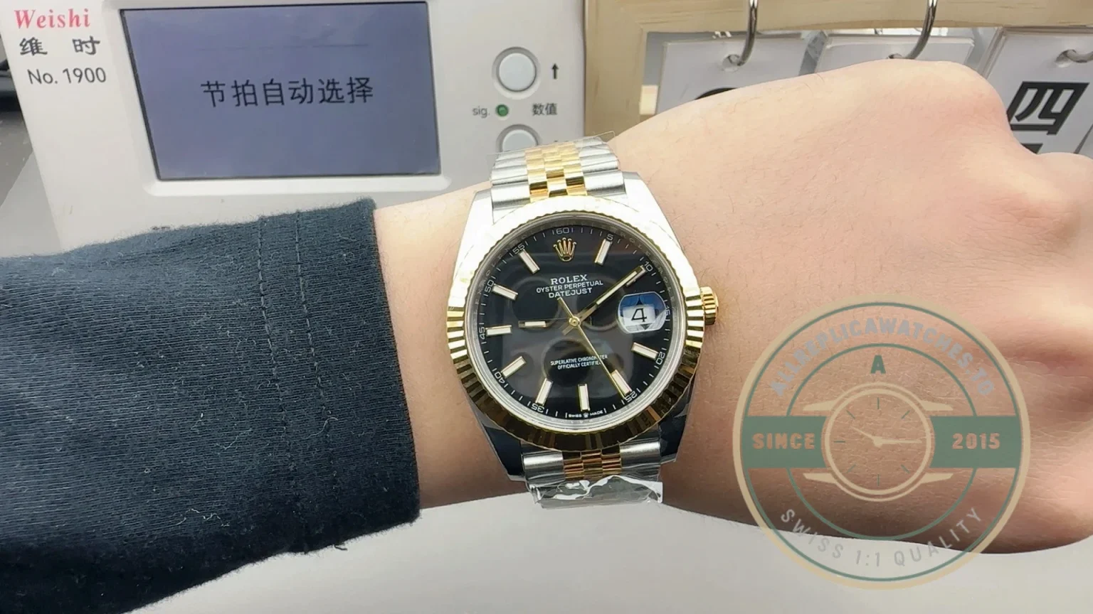 Replica Rolex Datejust m126333 41mm Bright Black Dial - Affordable Luxury Replica Timepiece