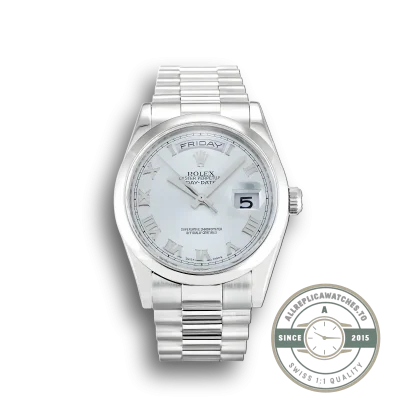 Replica Rolex Day-Date 118206 36mm Blue Dial - High-Grade Replica Watch