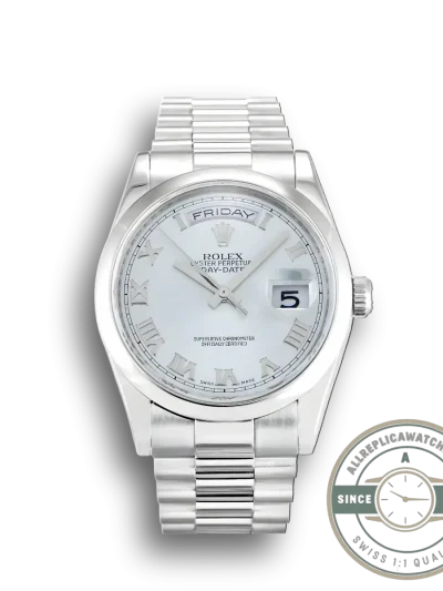 Replica Rolex Day-Date 118206 36mm Blue Dial - High-Grade Replica Watch