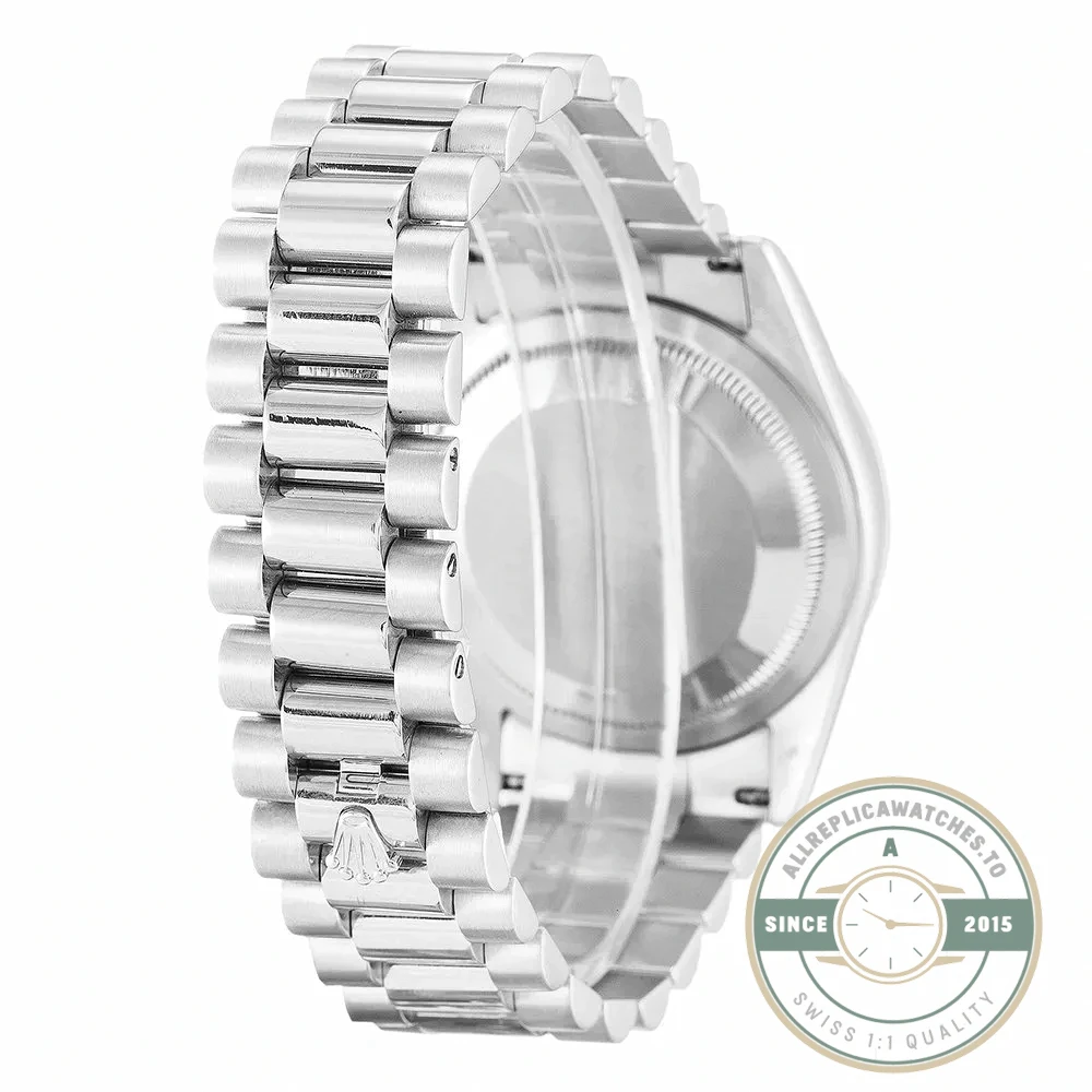 Replica Rolex Day-Date 118346 36mm Silver Dial - Factory Super Clone Watch