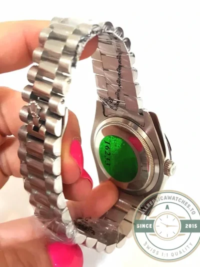 Replica Rolex Day-Date 118346 36mm Silver Dial - High-Grade Replica Watch