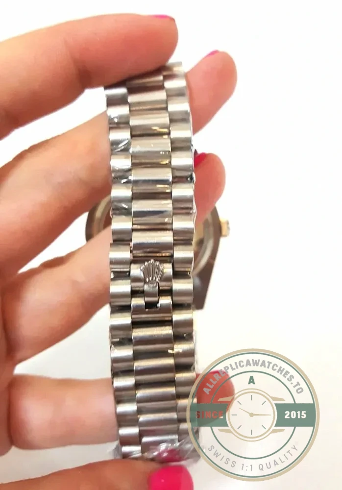 Replica Rolex Day-Date 118346 36mm Silver Dial - 1:1 Swiss Replica Watch