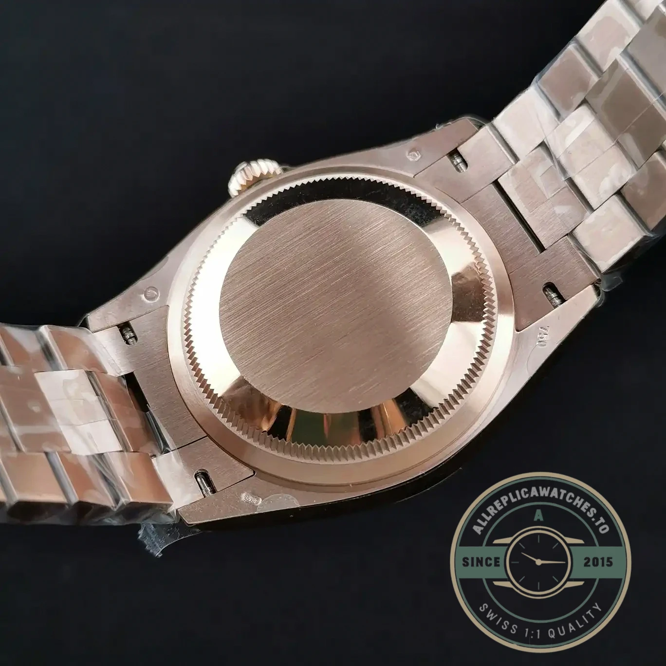 Replica Rolex Day-Date 128238 36mm Chocolate Dial Rose Gold - Affordable Luxury Replica Timepiece