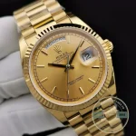 Replica Rolex Day-Date 128238 36mm Gold Dial - Swiss Movement Replica Watch