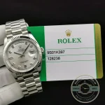 Replica Rolex Day-Date 128238 36mm Mother of Pearl Dial - Factory Super Clone Watch