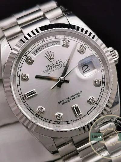 Replica Rolex Day-Date 128238 36mm Mother of Pearl Dial - Swiss Movement Replica Watch