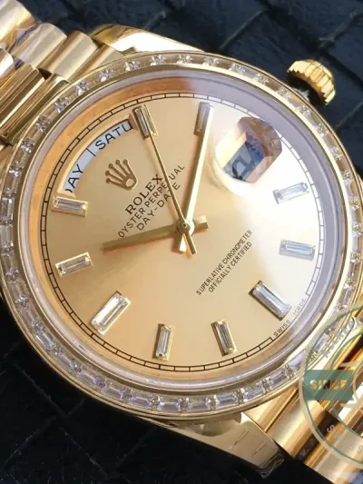 Replica Rolex Day-Date m228238 Gold Dial - Affordable Super Clone Watch