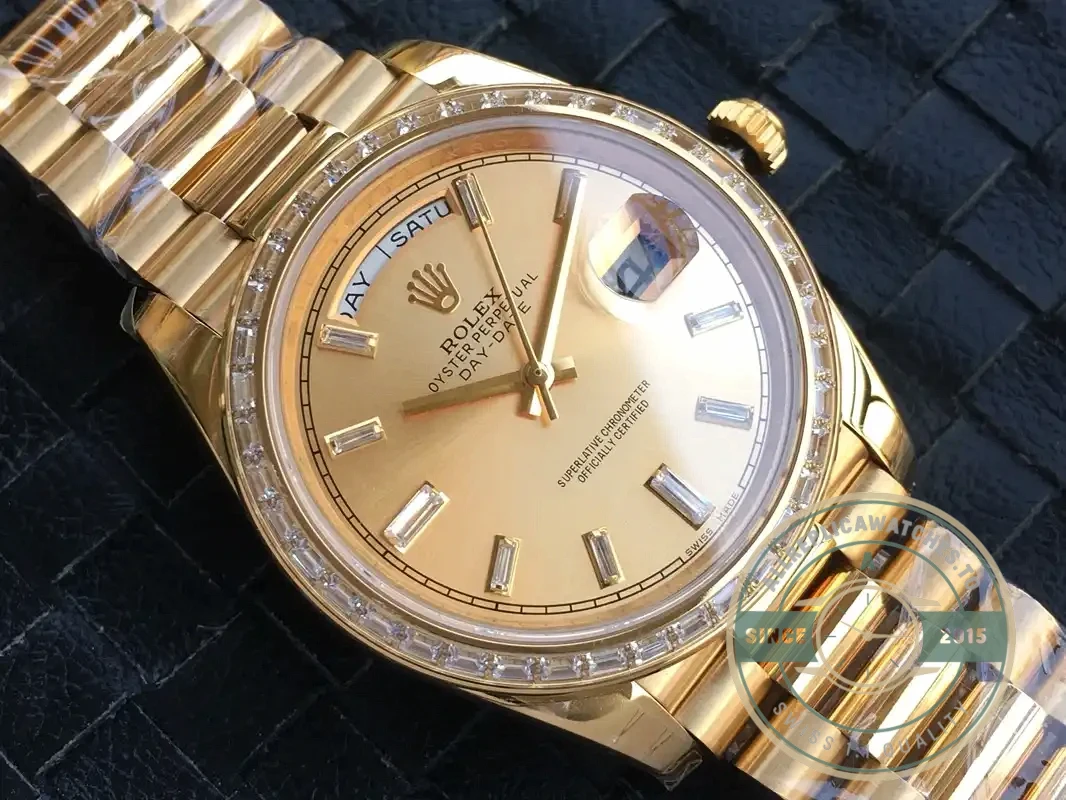 Replica Rolex Day-Date m228238 Gold Dial - Affordable Super Clone Watch