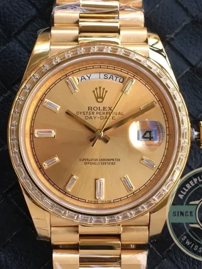 Replica Rolex Day-Date m228238 Gold Dial - Factory Super Clone Watch