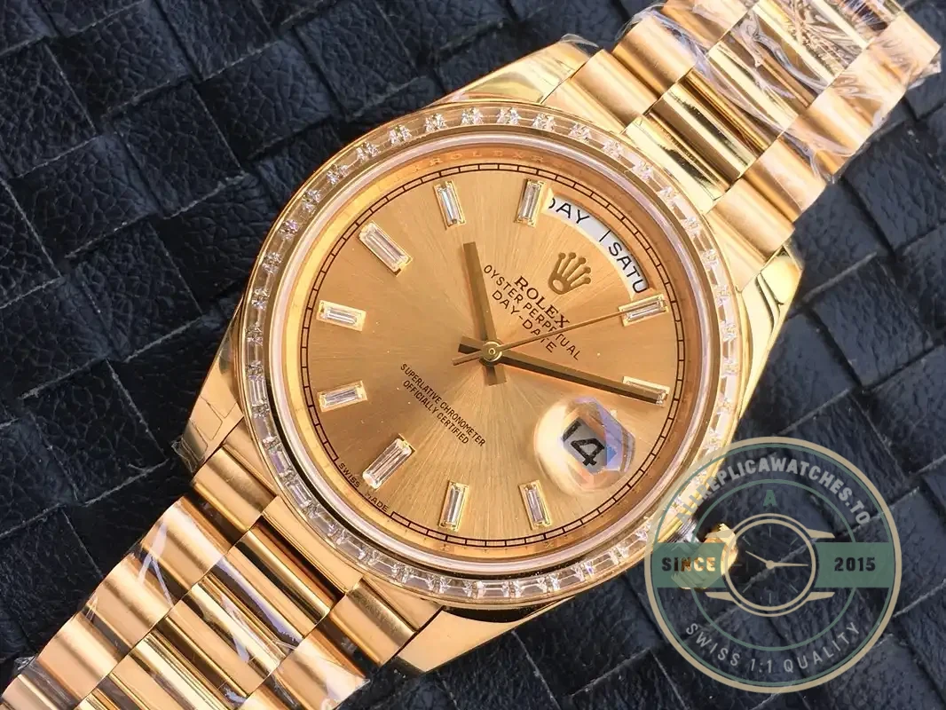 Replica Rolex Day-Date m228238 Gold Dial - High-Grade Replica Watch