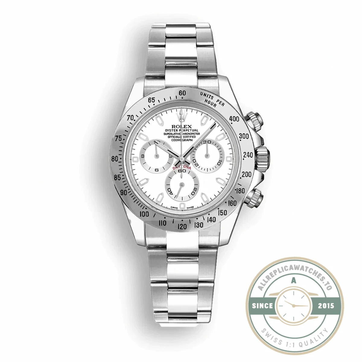 Replica Rolex Daytona 116520-78590 40mm White - Premium Super Clone Watch