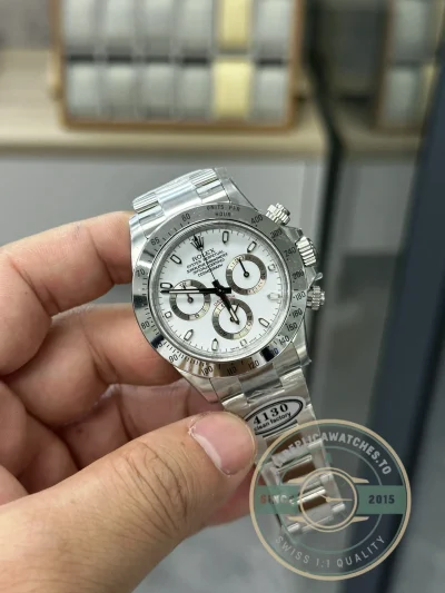Replica Rolex Daytona 116520-78590 40mm White - Swiss-Made Clone Watch