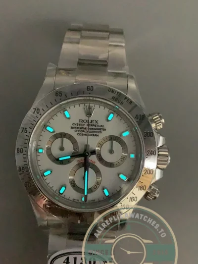 Replica Rolex Daytona 116520-78590 40mm White - Factory Super Clone Watch