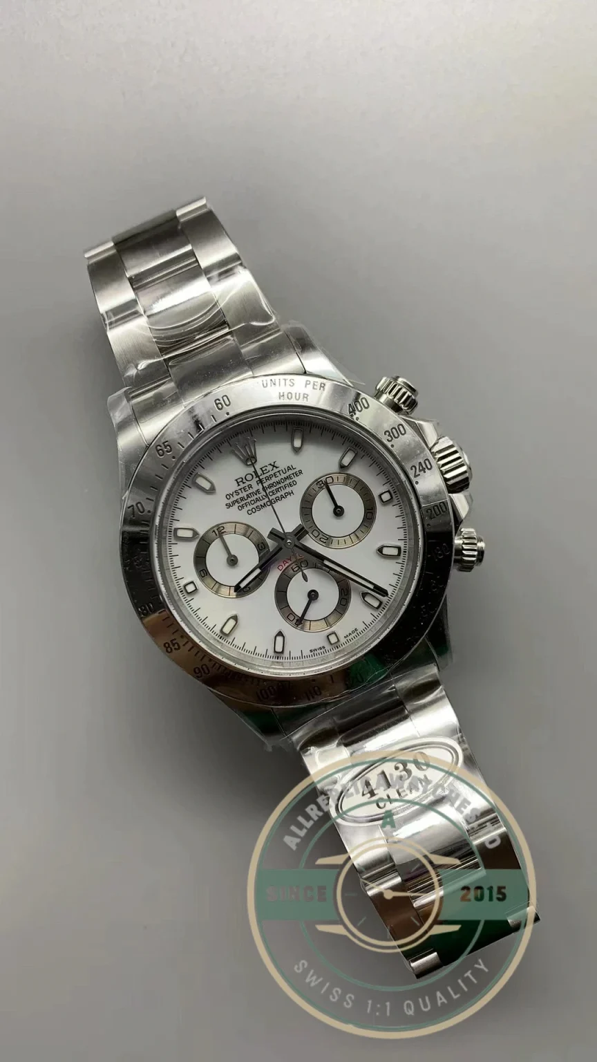 Replica Rolex Daytona 116520-78590 40mm White - Swiss-Made Clone Watch