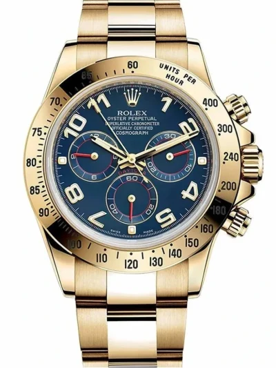 Replica Rolex Daytona 116528 40mm Blue Dial - Budget Luxury Replica Watch