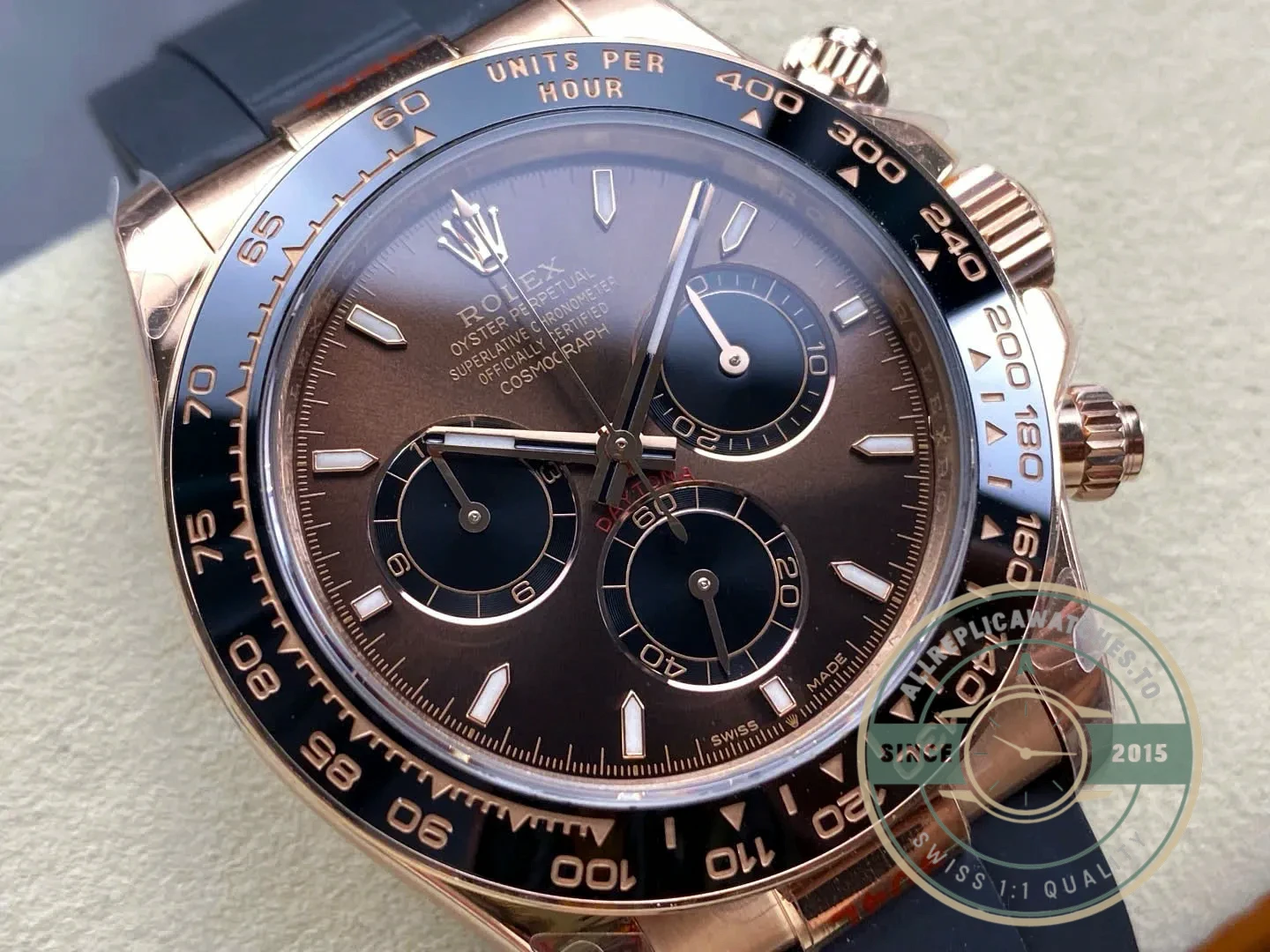 Replica Rolex Daytona 40 mm 126515LN Bright Chocolate Dial - Swiss-Made Clone Watch