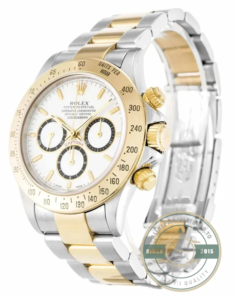 Replica Rolex Daytona 40mm Dial White 16523 - Factory Super Clone Watch