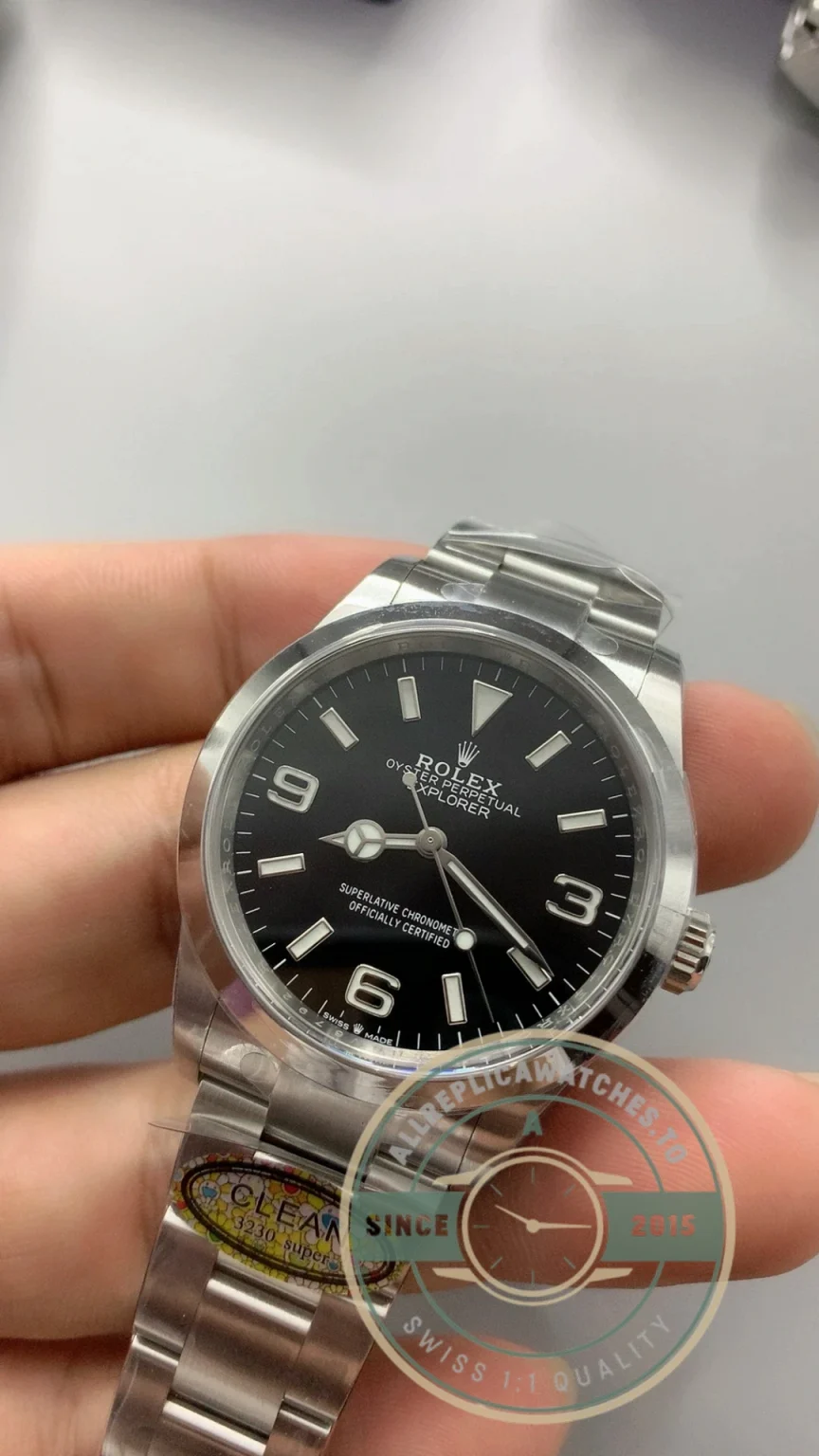 Replica Rolex Explorer Series m124270-0001 36mm - Premium Super Clone Watch