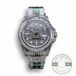 Replica Rolex GMT-Master II 116769TBR 40mm Green Diamonds Bracelet - 1:1 Swiss Replica Watch