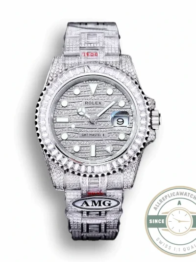 Replica Rolex GMT-Master II 40mm 116769TBR Dial Diamond - High-Grade Replica Watch