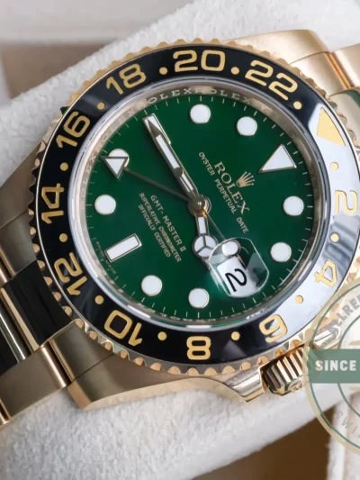 Replica Rolex GMT-Master II 40mm Dial Green 116718GSO - Swiss Movement Replica Watch